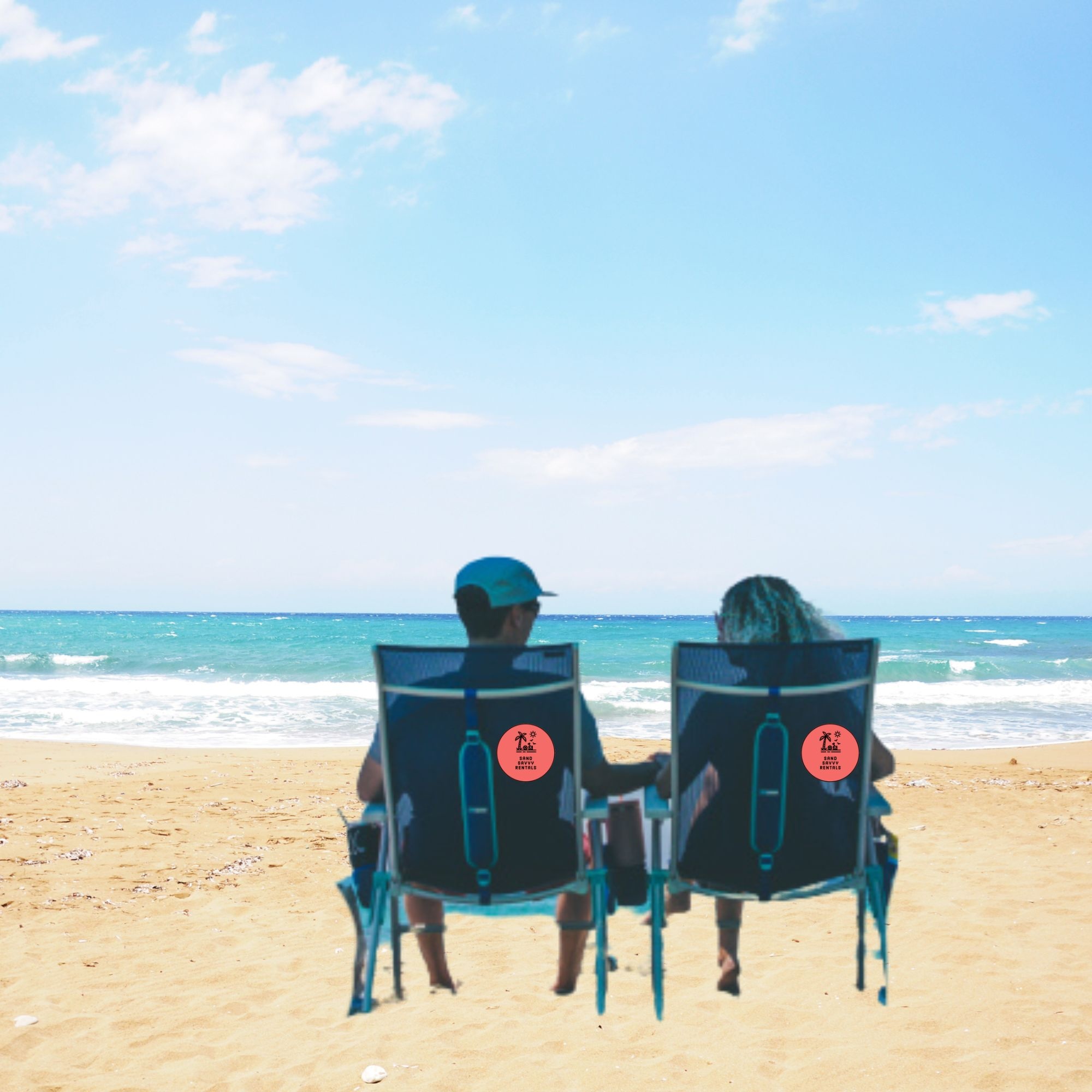 High Rise Couple (2 Large Beach Chairs)