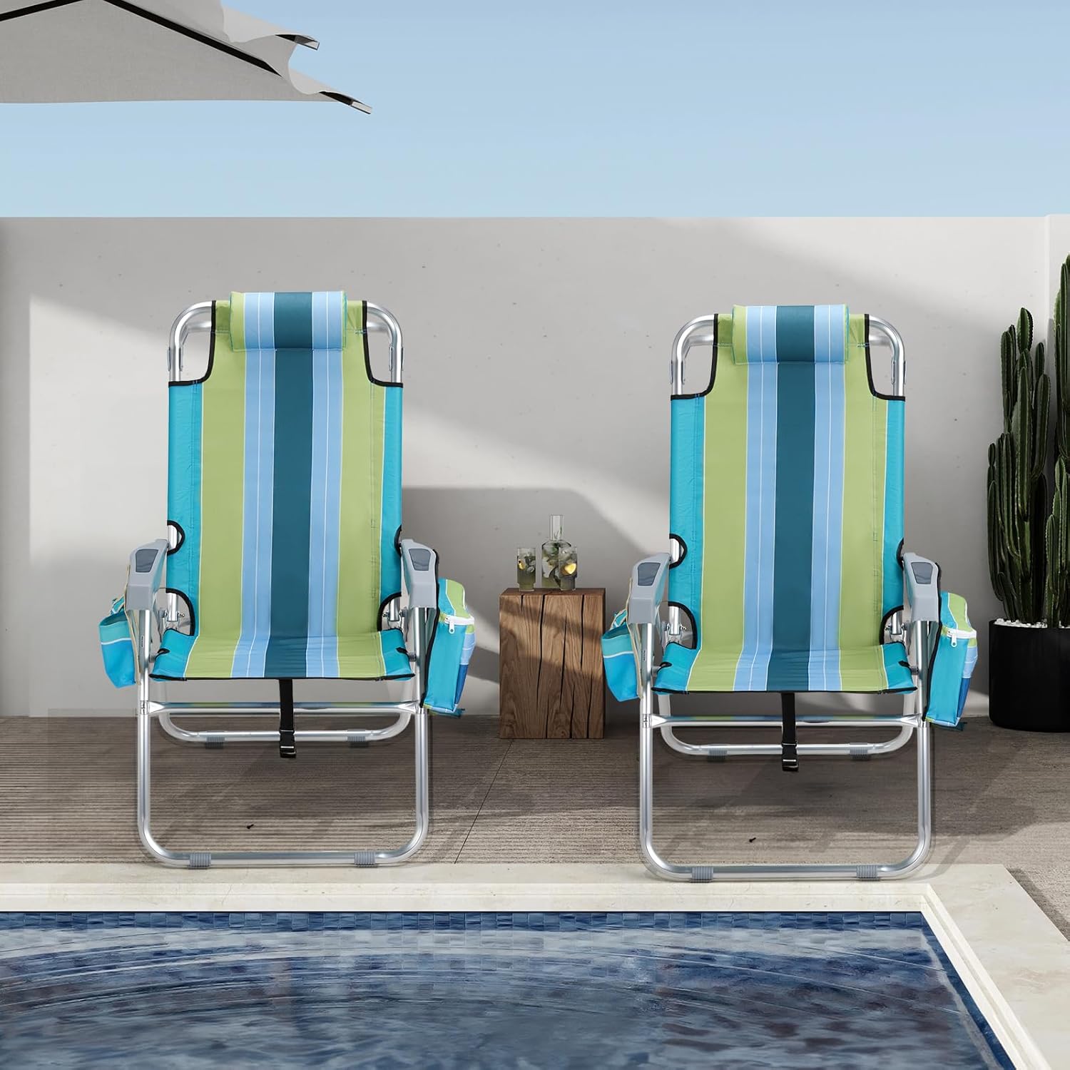 High Rise Couple (2 Large Beach Chairs)