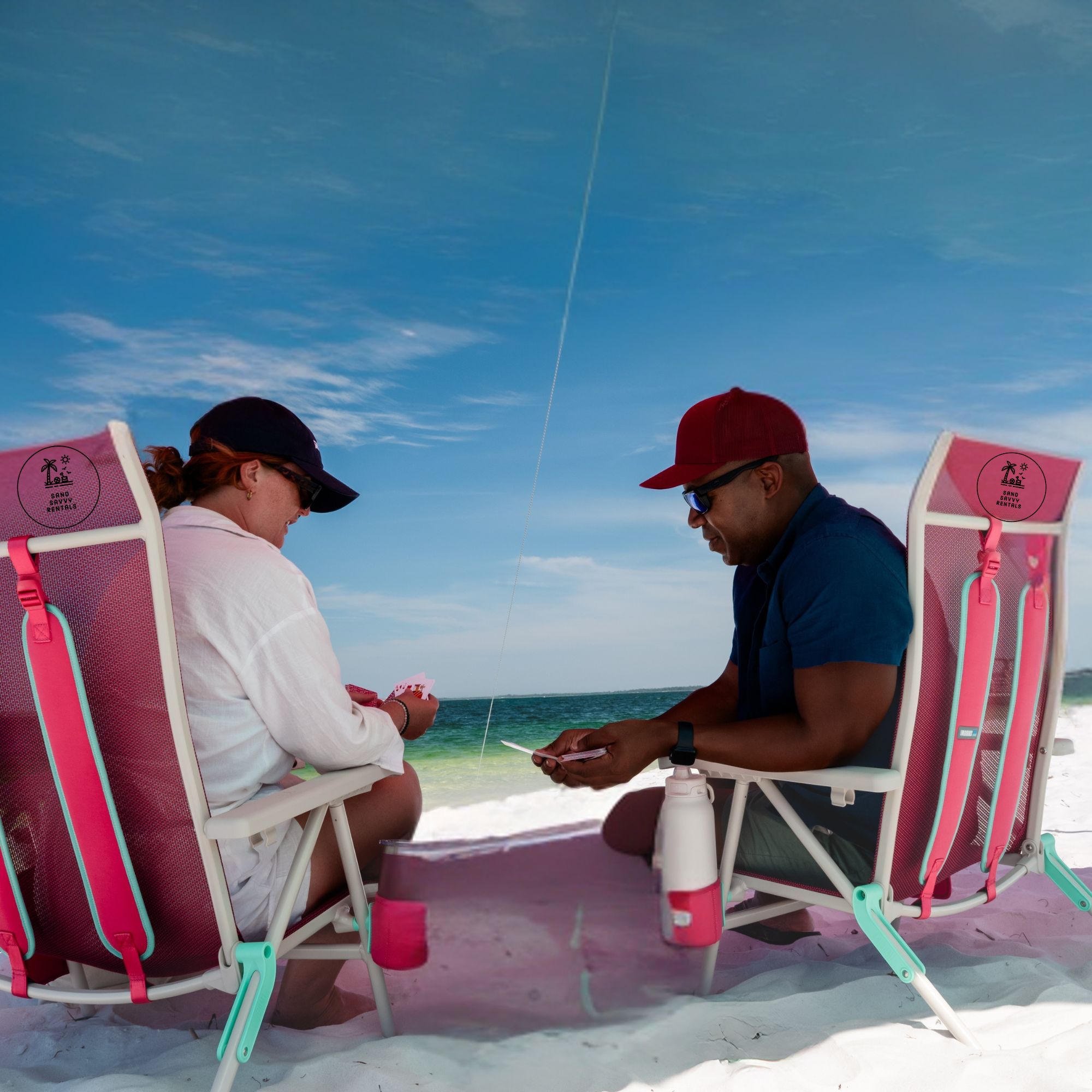 Relaxing Couple (2 Beach Chairs)